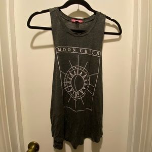Peaceful Warrior Moonchild Astrology Muscle Tank